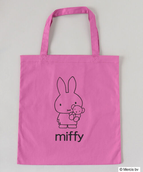 FREDY&GLOSTER（フレディアンドグロスター）の「miffy bag/ミッフィーバッグ（トートバッグ・レディース・ブラウン/アイボリー/ライトパープル・FREE）」の3枚目の写真