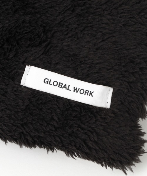 GLOBAL WORK(グローバルワーク)の「エアサーマルマフラー/236173(マフラー・メンズ・ブラック/ベージュ・FREE)」の9枚目の写真