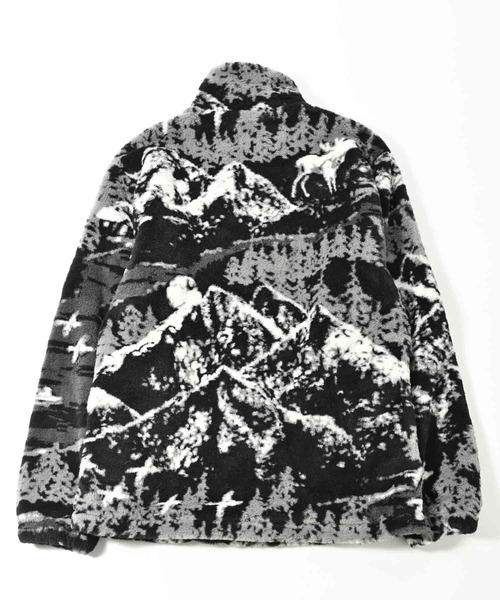 Carhartt WIP（カーハートダブリューアイピー）の「Carhartt WIP カーハート ワークインプログレス ハイプレインズ ボアフリース ジャケット（ブルゾン・メンズ・ブラック/カーキ・S/M/L）」の7枚目の写真