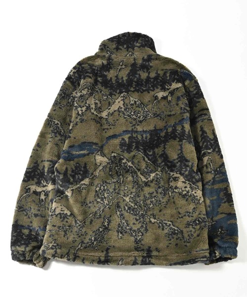 Carhartt WIP（カーハートダブリューアイピー）の「Carhartt WIP カーハート ワークインプログレス ハイプレインズ ボアフリース ジャケット（ブルゾン・メンズ・ブラック/カーキ・S/M/L）」の10枚目の写真