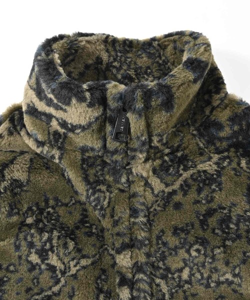 Carhartt WIP（カーハートダブリューアイピー）の「Carhartt WIP カーハート ワークインプログレス ハイプレインズ ボアフリース ジャケット（ブルゾン・メンズ・ブラック/カーキ・S/M/L）」の12枚目の写真