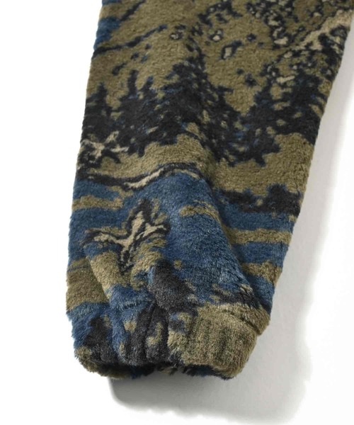 Carhartt WIP（カーハートダブリューアイピー）の「Carhartt WIP カーハート ワークインプログレス ハイプレインズ ボアフリース ジャケット（ブルゾン・メンズ・ブラック/カーキ・S/M/L）」の6枚目の写真