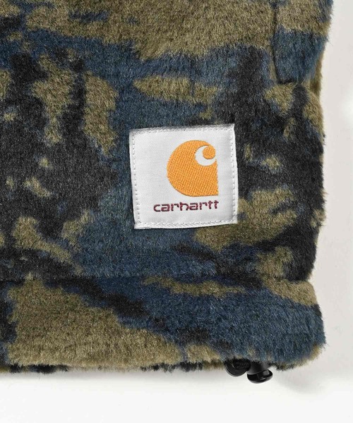 Carhartt WIP（カーハートダブリューアイピー）の「Carhartt WIP カーハート ワークインプログレス ハイプレインズ ボアフリース ジャケット（ブルゾン・メンズ・ブラック/カーキ・S/M/L）」の4枚目の写真