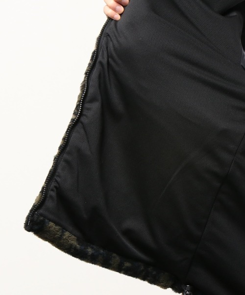 Carhartt WIP（カーハートダブリューアイピー）の「Carhartt WIP カーハート ワークインプログレス ハイプレインズ ボアフリース ジャケット（ブルゾン・メンズ・ブラック/カーキ・S/M/L）」の18枚目の写真