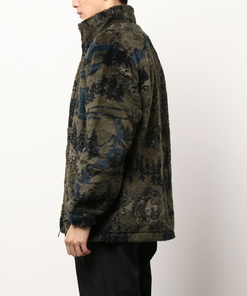 Carhartt WIP（カーハートダブリューアイピー）の「Carhartt WIP カーハート ワークインプログレス ハイプレインズ ボアフリース ジャケット（ブルゾン・メンズ・ブラック/カーキ・S/M/L）」の16枚目の写真