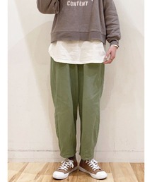 Samansa Mos2 | カツラギ裏起毛ベーグルパンツ(その他パンツ)