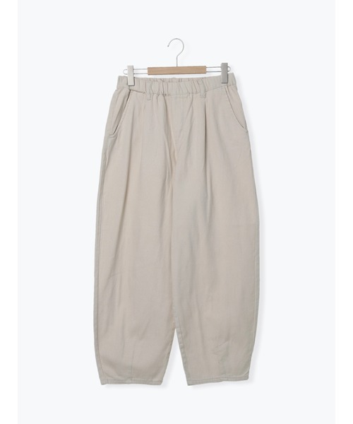 Samansa Mos2（サマンサ モスモス）の「カツラギ裏起毛ベーグルパンツ（その他パンツ・レディース・ベージュ/パープル/グリーン/キナリ・ﾌﾘ-）」の2枚目の写真