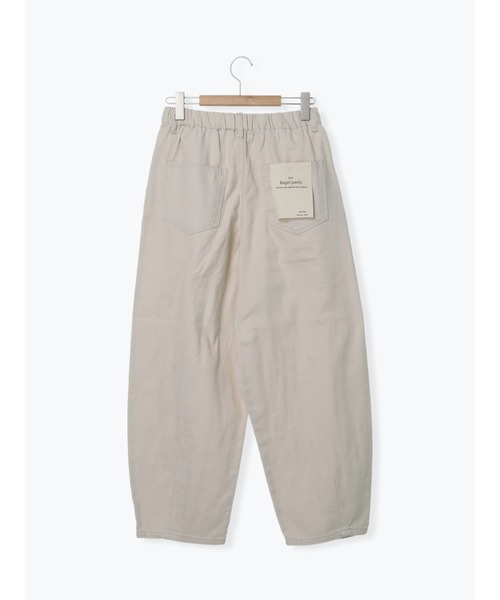 Samansa Mos2（サマンサ モスモス）の「カツラギ裏起毛ベーグルパンツ（その他パンツ・レディース・ベージュ/パープル/グリーン/キナリ・ﾌﾘ-）」の5枚目の写真