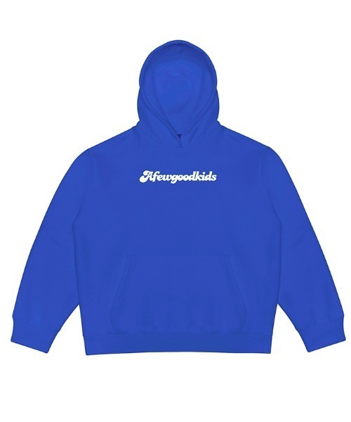 A FEW GOOD KIDS(ア フュー グッド キッズ)の「A'GEM/9 × .kom『A FEW GOOD KIDS/ア フュー グッド キッズ』3D LOGO HOODIE/裏起毛 3Dロゴ プルオーバーパーカー(パーカー・メンズ・ホワイト/ブラック/ブルー・XL)」の9枚目の写真