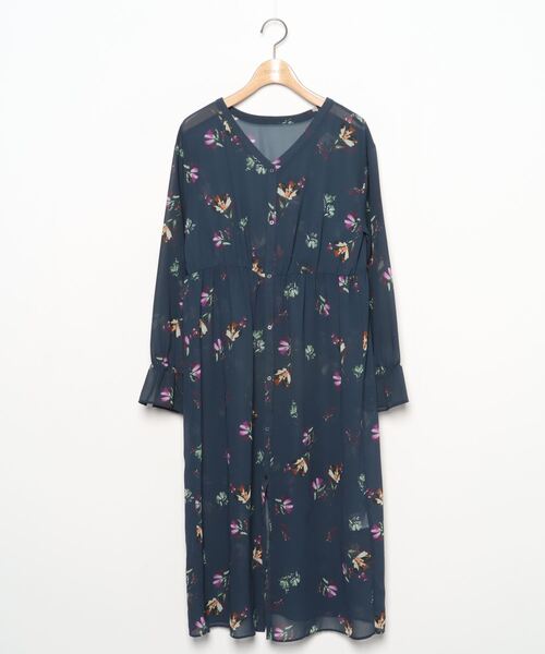セール ブランド古着 花柄長袖ワンピース ワンピース Urban Research Doors アーバンリサーチドアーズ のファッション通販 Zozoused
