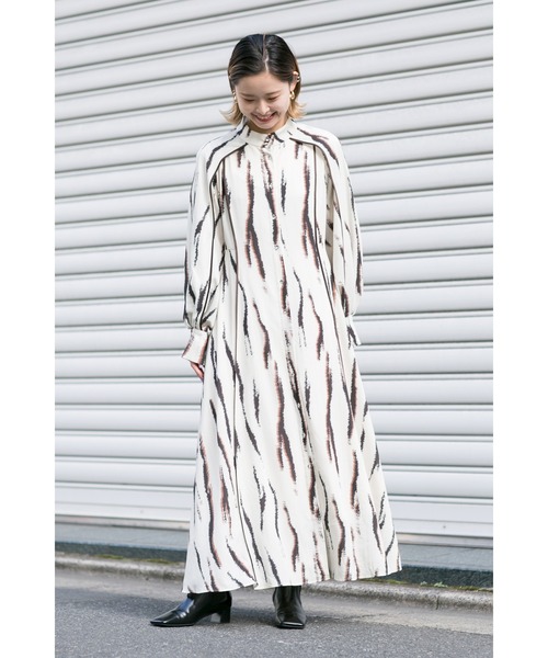 ROSE BUD（ローズバッド）の「アニマルプリントワンピース（ワンピース