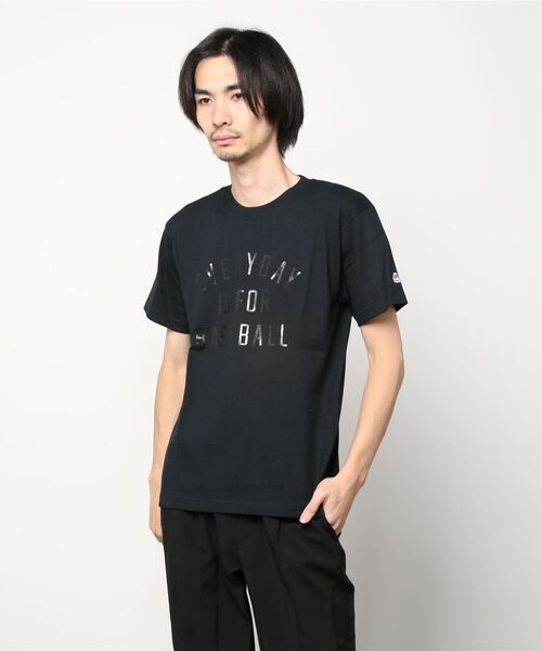 MAJESTIC(マジェスティック)の「TEAM MAJESTIC SS Tee/Tシャツ(Tシャツ/カットソー・メンズ・ブラック/ネイビー・SMALL/LARGE/MEDIUM/X-LARGE/XX-LARGE)」の2枚目の写真