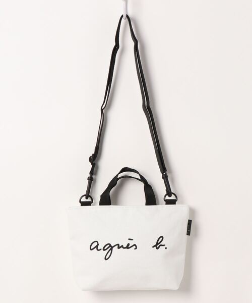 agnes b.（アニエスベー）の「S137 E SAC ロゴハンドバッグ（ハンドバッグ・キッズ・ホワイト・UNI）」の9枚目の写真