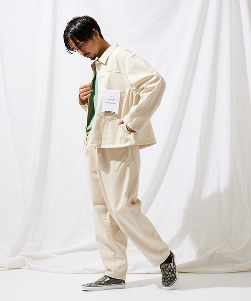 JOURNAL STANDARD（ジャーナルスタンダード）の「【殿堂入りベストセラー】デニム トラッカージャケット（デニムジャケット・メンズ・ナチュラル/ネイビー/ブルー系その他/ブラック・MEDIUM/LARGE/SMALL）」の16枚目の写真