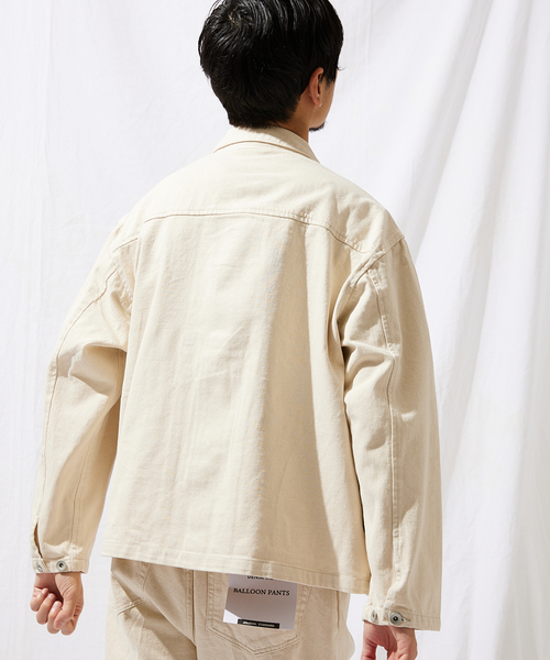 JOURNAL STANDARD（ジャーナルスタンダード）の「【殿堂入りベストセラー】デニム トラッカージャケット（デニムジャケット・メンズ・ナチュラル/ネイビー/ブルー系その他/ブラック・MEDIUM/LARGE/SMALL）」の19枚目の写真