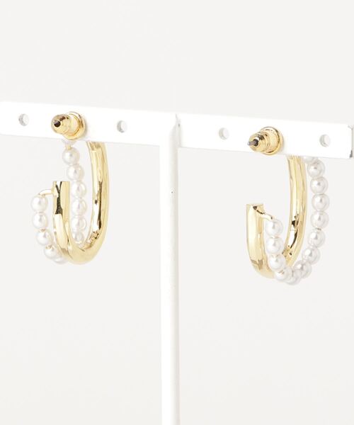 BEAUTY&YOUTH UNITED ARROWS（ビューティーアンドユースユナイテッドアローズ）の「ピアス（両耳用）（ピアス（両耳用）・レディース・シルバー・FREE）」の2枚目の写真