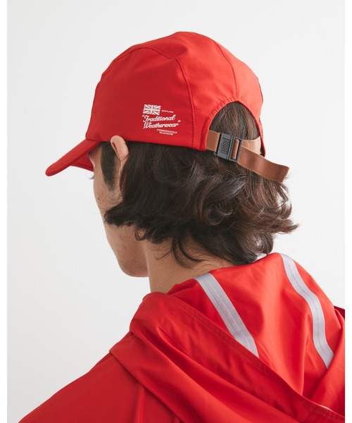 Traditional Weatherwear（トラディショナルウェザーウェア）の「SEALING RAIN CAP（キャップ・メンズ・ブラック/ベージュ/レッド/ブルー系その他・F）」の17枚目の写真