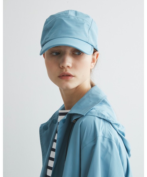 Traditional Weatherwear（トラディショナルウェザーウェア）の「SEALING RAIN CAP（キャップ・メンズ・ブラック/ベージュ/レッド/ブルー系その他・F）」の8枚目の写真