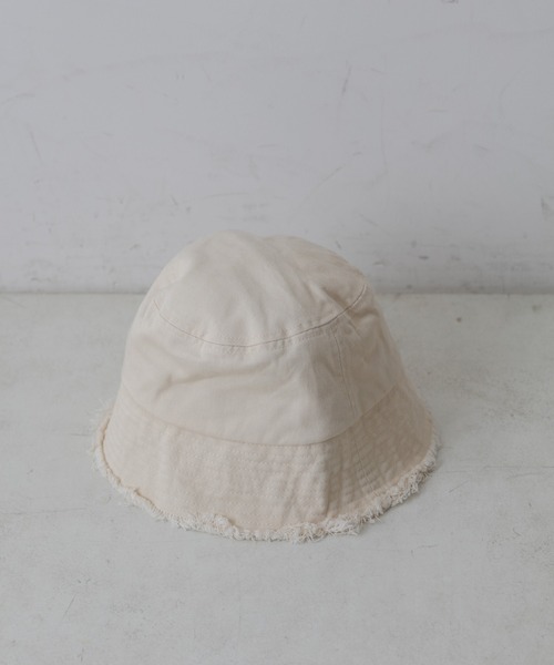 CIAOPANIC TYPY（チャオパニックティピー）の「つばフリンジハット（ハット・レディース・ブラック/ベージュ/アイボリー・ONE SIZE）」の7枚目の写真