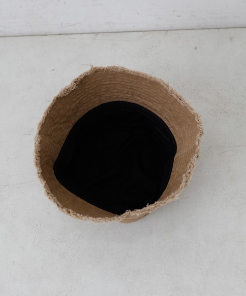 CIAOPANIC TYPY（チャオパニックティピー）の「つばフリンジハット（ハット・レディース・ブラック/ベージュ/アイボリー・ONE SIZE）」の10枚目の写真