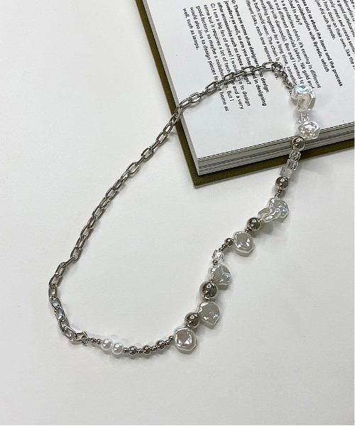 apres jour mignon（アプレジュールミニョン）の「【apres jour mignon×ARIAZ】ランダムパールネックレス（ネックレス・レディース・シルバー・ONESIZE）」の2枚目の写真