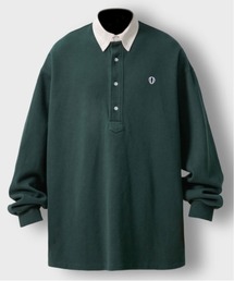 ANGLAN | ANGLAN-Wide PK Sweat Shirt/アングラン ワイドピーケイスウェットシャツ(シャツ/ブラウス)