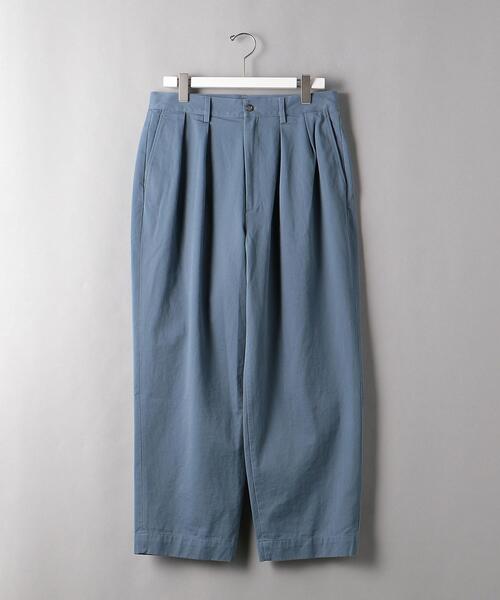 BEAUTY&YOUTH UNITED ARROWS(ビューティーアンドユースユナイテッドアローズ)の「BY ニドム 2プリーツ チノパンツ(その他パンツ・メンズ・ナチュラル/ダークグリーン/コバルトブルー/ネイビー/ホワイト・XL/L/S/M)」の19枚目の写真