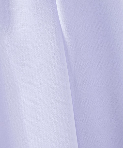 A/C DESIGN BY ALPHA CUBIC(エーシーデザインバイアルファキュービック)の「フロントタックシフォンTブラウス(Tシャツ/カットソー・レディース・ラベンダー/ライトグレー/オフホワイト・L/M)」の13枚目の写真