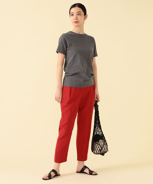 Demi-Luxe BEAMS（デミルクス ビームス）の「AK＋1 / ソフトコットン Tシャツ（Tシャツ/カットソー・レディース・ホワイト/グレー/ブラック・ONE SIZE）」の12枚目の写真