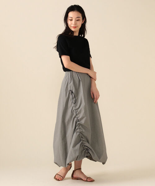 Demi-Luxe BEAMS（デミルクス ビームス）の「AK＋1 / ソフトコットン Tシャツ（Tシャツ/カットソー・レディース・ホワイト/グレー/ブラック・ONE SIZE）」の15枚目の写真