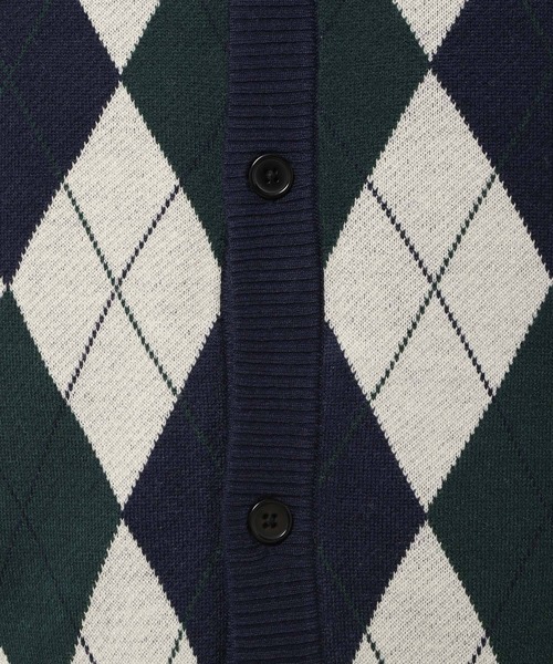 LAKOLE（ラコレ）の「ジャカードニットカーディガン / 263669（カーディガン/ボレロ・メンズ・ネイビー/アイボリー/ブラック・MEDIUM/LARGE）」の20枚目の写真