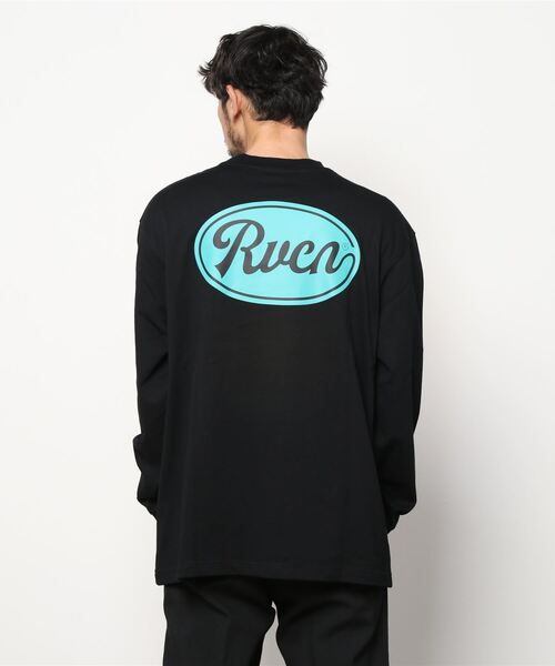 RVCA（ルーカ）の「RVCA メンズ  MUD FLAPP LT ロングスリーブＴシャツ【2022年春夏モデル】/ルーカバックプリント長袖ロンT（Tシャツ/カットソー・メンズ・ホワイト/ブラック/オリーブ/レッド系その他・SMALL/MEDIUM/LARGE）」の8枚目の写真