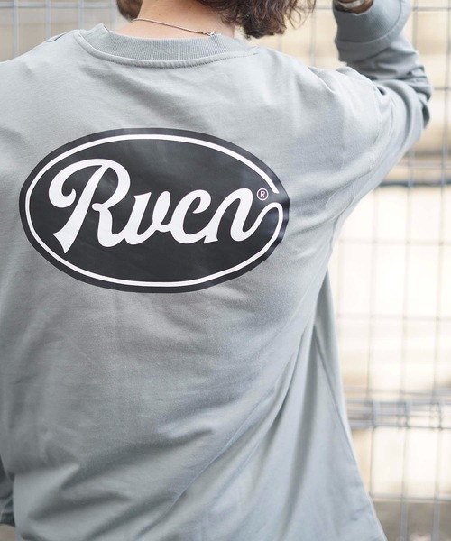 RVCA（ルーカ）の「RVCA メンズ  MUD FLAPP LT ロングスリーブＴシャツ【2022年春夏モデル】/ルーカバックプリント長袖ロンT（Tシャツ/カットソー・メンズ・ホワイト/ブラック/オリーブ/レッド系その他・SMALL/MEDIUM/LARGE）」の4枚目の写真