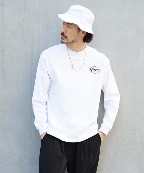 RVCA（ルーカ）の「RVCA メンズ  MUD FLAPP LT ロングスリーブＴシャツ【2022年春夏モデル】/ルーカバックプリント長袖ロンT（Tシャツ/カットソー・メンズ・ホワイト/ブラック/オリーブ/レッド系その他・SMALL/MEDIUM/LARGE）」の16枚目の写真