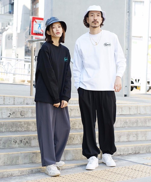 RVCA（ルーカ）の「RVCA メンズ  MUD FLAPP LT ロングスリーブＴシャツ【2022年春夏モデル】/ルーカバックプリント長袖ロンT（Tシャツ/カットソー・メンズ・ホワイト/ブラック/オリーブ/レッド系その他・SMALL/MEDIUM/LARGE）」の10枚目の写真