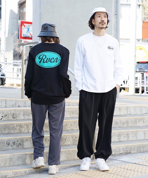 RVCA（ルーカ）の「RVCA メンズ  MUD FLAPP LT ロングスリーブＴシャツ【2022年春夏モデル】/ルーカバックプリント長袖ロンT（Tシャツ/カットソー・メンズ・ホワイト/ブラック/オリーブ/レッド系その他・SMALL/MEDIUM/LARGE）」の11枚目の写真