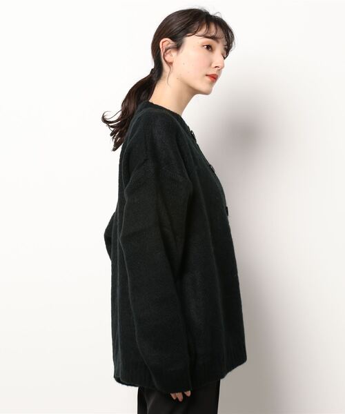 【セール】/Bling leads/5ゲージモヘアタッチ ビッグ クルーネックカーディガン（カーディガン/ボレロ）｜Bling Leads（ブリングリーズ）