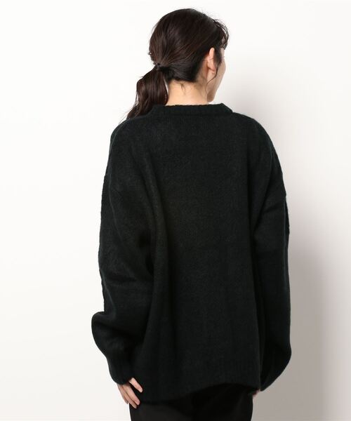 【セール】/Bling leads/5ゲージモヘアタッチ ビッグ クルーネックカーディガン（カーディガン/ボレロ）｜Bling Leads（ブリングリーズ）