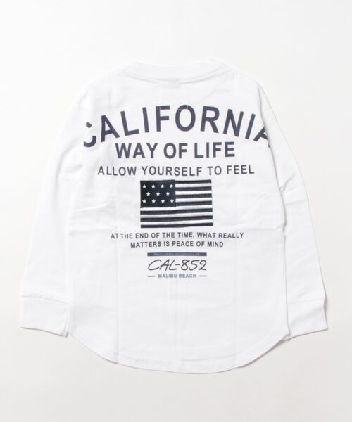 UNDERWRAPS（アンダーラップス）の「【KID’S】バリエーション刺繍ロンT(M3)（Tシャツ/カットソー・キッズ・ホワイト/ブラック/グリーン系その他2/ダークグレー/チャコールグレー/グリーン系その他/ブラック系その他2/ライトグレー/ベージュ系その他/ベージュ/ホワイト系その他3/ホワイト系その他4/ネイビー系2/ホワイト系その他2・160/150/140/130/120）」の19枚目の写真