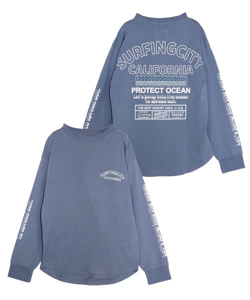 UNDERWRAPS（アンダーラップス）の「【KID’S】バリエーション刺繍ロンT(M3)（Tシャツ/カットソー・キッズ・ホワイト/ブラック/グリーン系その他2/ダークグレー/チャコールグレー/グリーン系その他/ブラック系その他2/ライトグレー/ベージュ系その他/ベージュ/ホワイト系その他3/ホワイト系その他4/ネイビー系2/ホワイト系その他2・160/150/140/130/120）」の14枚目の写真