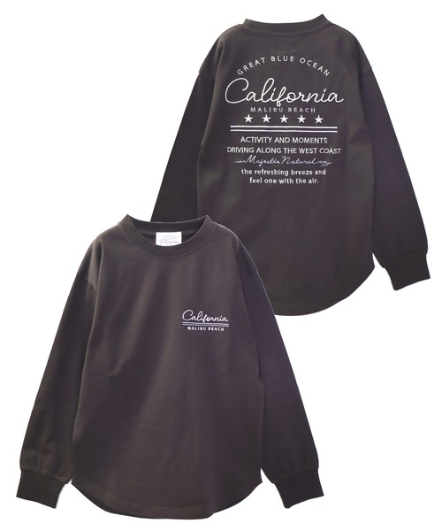 UNDERWRAPS（アンダーラップス）の「【KID’S】バリエーション刺繍ロンT(M3)（Tシャツ/カットソー・キッズ・ホワイト/ブラック/グリーン系その他2/ダークグレー/チャコールグレー/グリーン系その他/ブラック系その他2/ライトグレー/ベージュ系その他/ベージュ/ホワイト系その他3/ホワイト系その他4/ネイビー系2/ホワイト系その他2・160/150/140/130/120）」の10枚目の写真