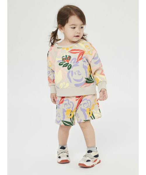 GAP(ギャップ)の「フローラルプリント スウェット・トレーナー (幼児)(スウェット・キッズ・マルチ・12-18M/18-24M/2 YRS/3 YRS/4 YRS/5 YRS)」の3枚目の写真
