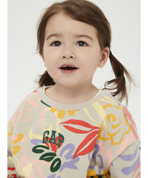 GAP(ギャップ)の「フローラルプリント スウェット・トレーナー (幼児)(スウェット・キッズ・マルチ・12-18M/18-24M/2 YRS/3 YRS/4 YRS/5 YRS)」の4枚目の写真