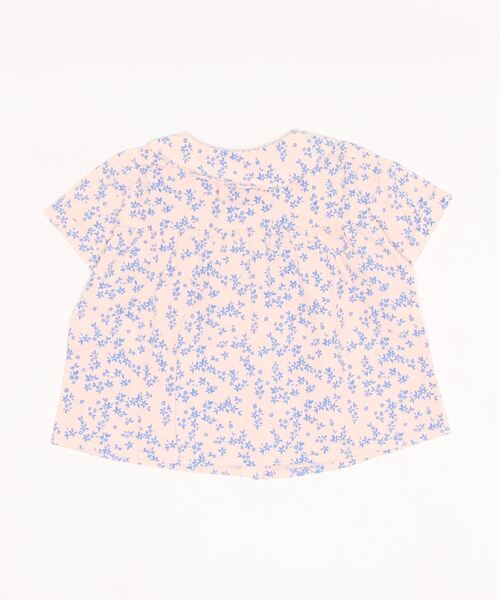 piupiuchick(ピュウピュウチック)の「piupiuchick / 花柄 ブラウス <ベビー>(Tシャツ/カットソー・キッズ・ライトピンク・18M/24M/12M)」の2枚目の写真