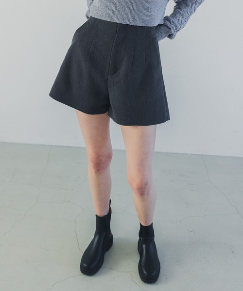 pichud(ピチュダ)の「フレアショートパンツ /ウォッシャブル(その他パンツ・レディース・ブラウン/グレー・M/L)」の10枚目の写真