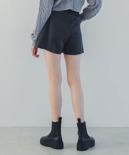 フレアショートパンツ /ウォッシャブル（その他パンツ）｜pichud