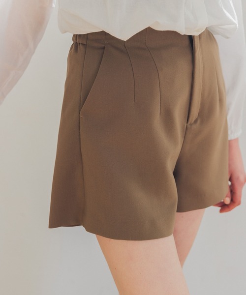 pichud(ピチュダ)の「フレアショートパンツ /ウォッシャブル(その他パンツ・レディース・ブラウン/グレー・M/L)」の14枚目の写真