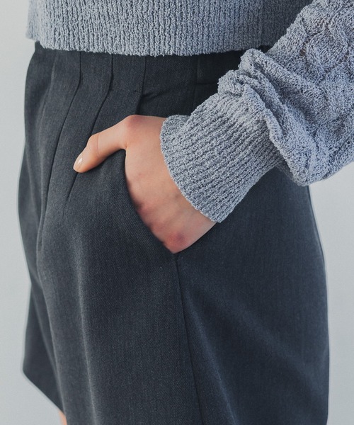 pichud(ピチュダ)の「フレアショートパンツ /ウォッシャブル(その他パンツ・レディース・ブラウン/グレー・M/L)」の16枚目の写真