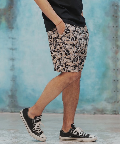 many more times（メニーモアタイムス）の「mp9902-ペイズリー総柄ショーツ（その他パンツ・メンズ・グリーン/ブラック/ホワイト/グレー・S/M/L）」の10枚目の写真