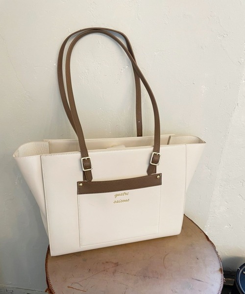 Heather(ヘザー)の「PCケース付きトートBAG 275116(トートバッグ・レディース・ブラック/ブラウン/オフホワイト/ブルー・ONE SIZE)」の2枚目の写真